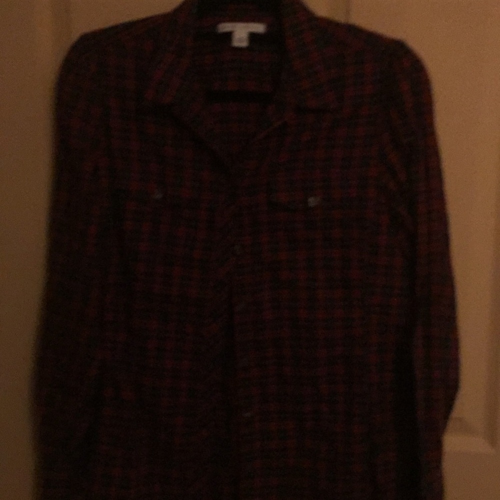 Banana republic plaid shirt.